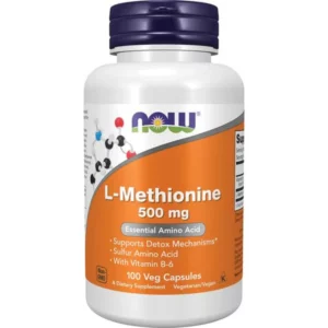 NOW L-Methionine 1000mg with Vitamin B-6