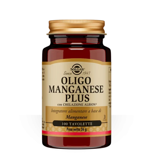 Solgar Chelated Manganese Tablets - Pack of 100