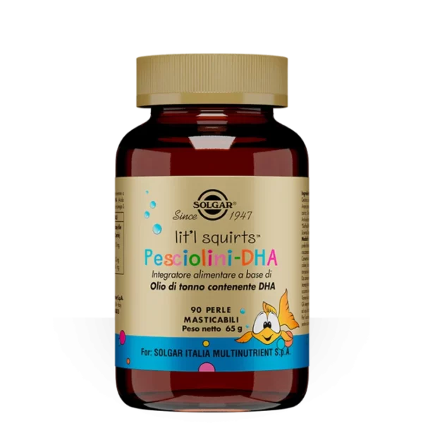 Small Fish DHA Solgar 90 Chewable Pearls