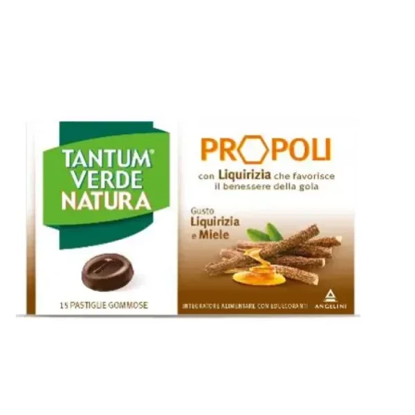 Tantum Verde Natura Liquorice 15 Tablets