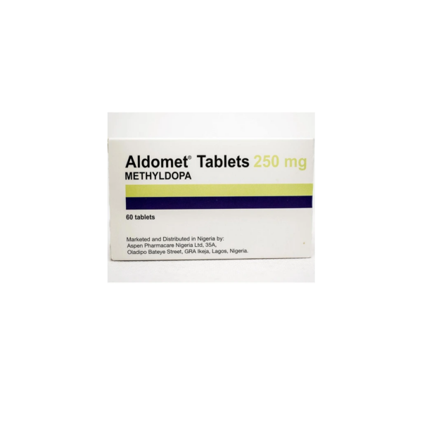Aldomet 250mg Tablets Blister x 60