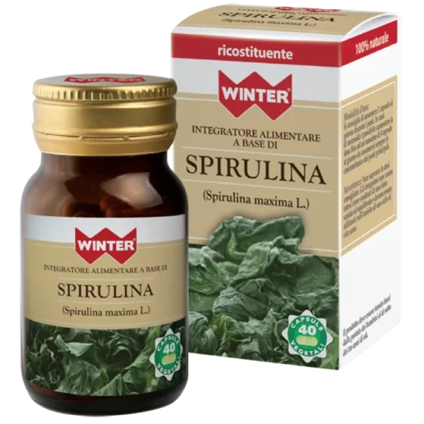 Spirulina Winter 40 Vegetarian Capsules