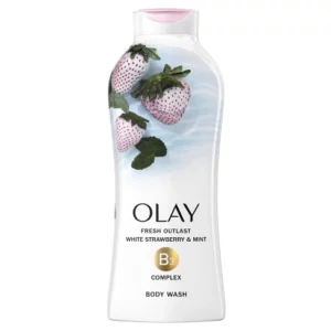 Fresh Outlast White Strawberry & Mint Body Wash 650ml