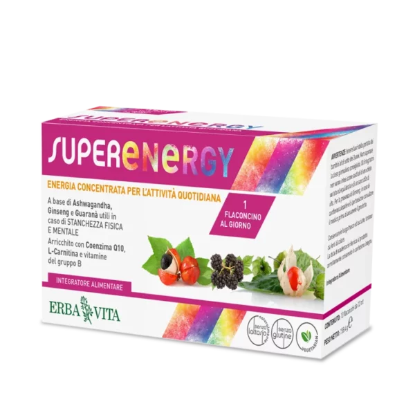 SuperEnergy Erba Vita 10 Vials of 25ml