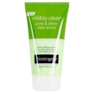 PORE & SHINE DAILY SCRUB- NEUTROGENA VISIBLY CLEAR
