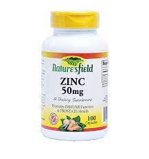 NATURES FIELD ZINC 50mg