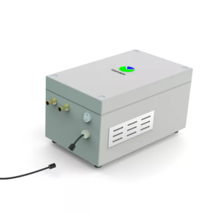 Solar powered biogas pump with solar panel