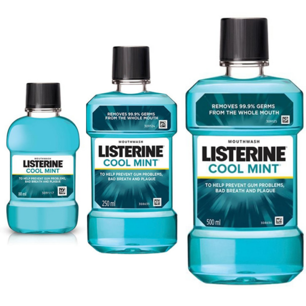 JOHNSON & JOHNSON LISTERINE COOL MINT MOUTH WASH