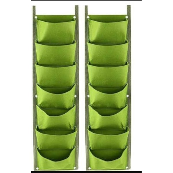 7 Seven Pockets Vertical Garden Wall Planter