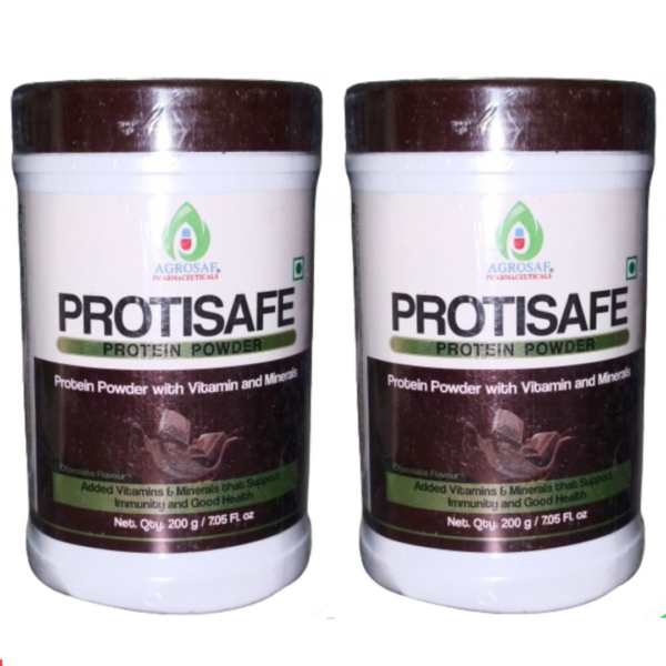 AGROSAF PROTISAFE PROTEIN POWDER ( Pack of 2) (200g Each)