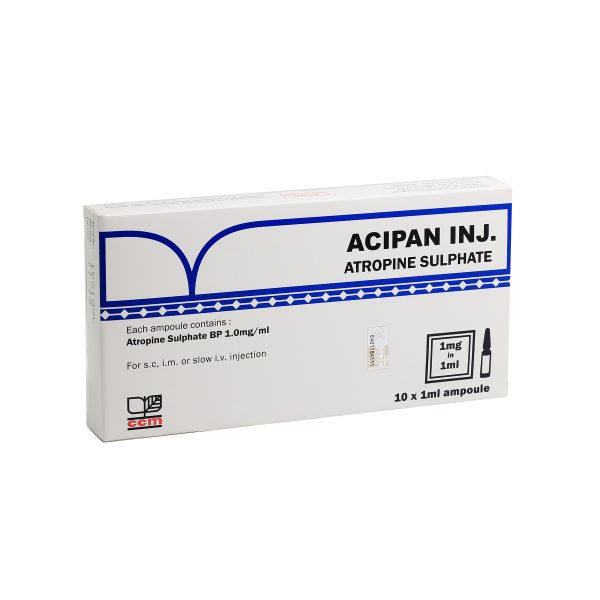 Atropine Sulphate 1mg/1ml