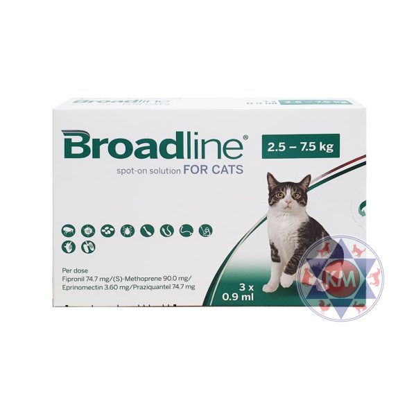 Broadline Cat Small 3 x 0.9ml (2.5 ? 7.5kg)