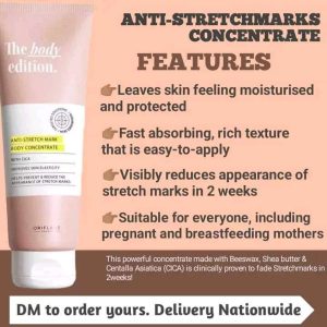 Anti stretch mark cream