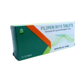 Pilorem 80/10mg Tablet