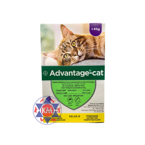 Advantage Cat M (4 x 0.8ml) >4kg