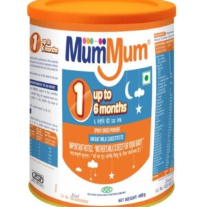 MUM MUM MILK POWDER (STAGE ? 1st) (400g, UPTO 6 MONTHS)