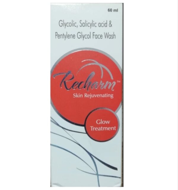 ROCKMED PHARMA RECHARM SKIN REJUVENATING GLOW TREATMENT FACE WASH (60ml)
