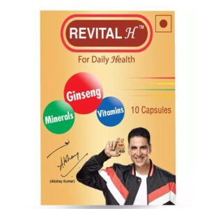 SUN PHARMACEUTICAL REVITAL H MEN CAPSULE MULTIVITAMIN WITH ZINC & GINSENG FOR IMMUNITY, STRONG BONES & ENERGY (10 CAPSULES)
