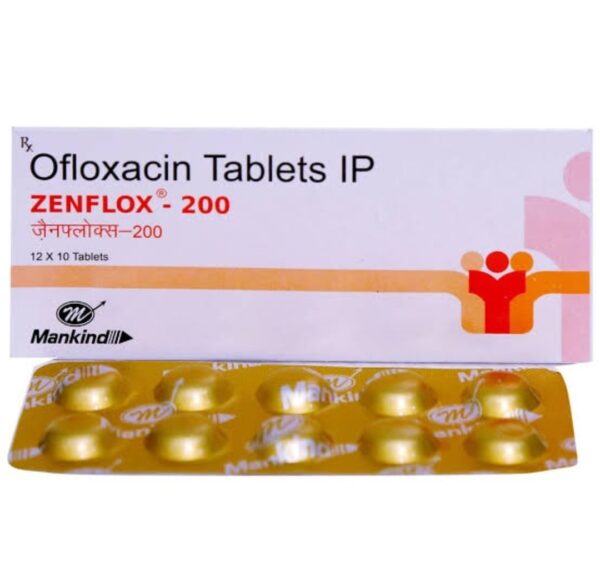 MANKIND ZENFLOX 200 TABLET (10 Tablets)