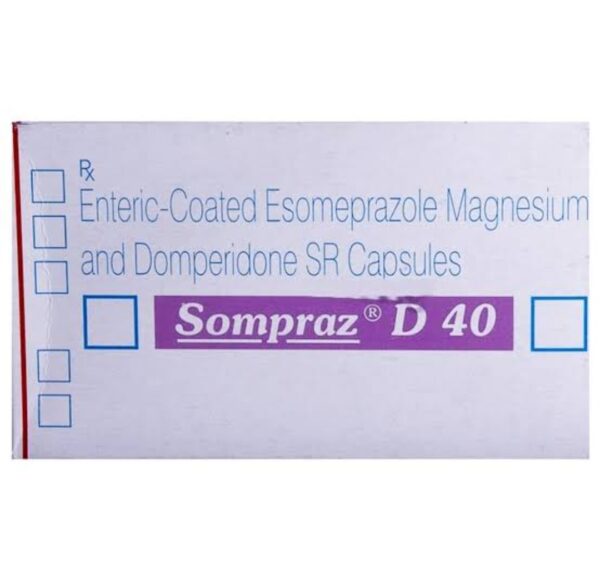 SUN PHARMACEUTICAL SOMPRAZ D 40 CAPSULE SR (15 Capsules)