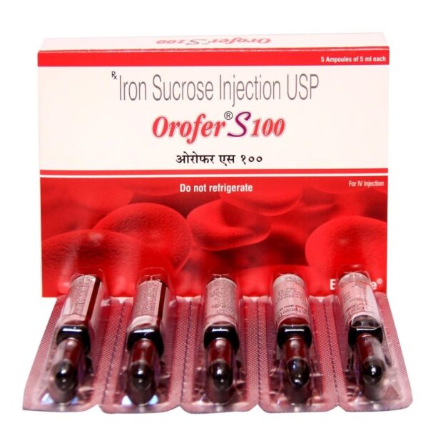 EMCURE OROFER S 100mg INJECTION (5 ml)