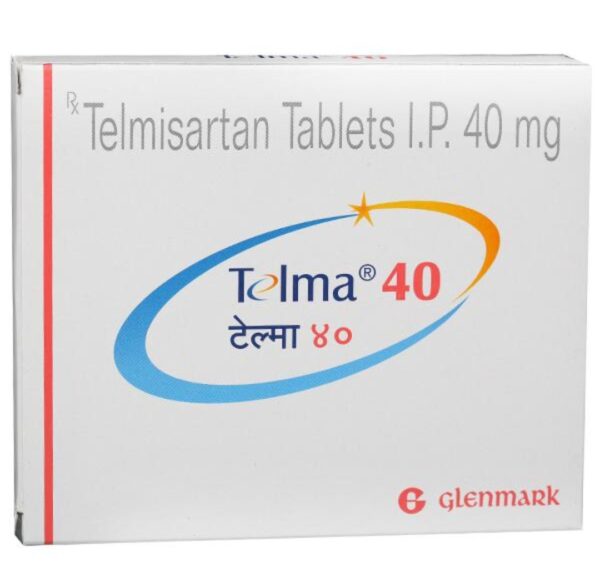 GLENMARK TELMA 40mg TABLET (30 Tablets)