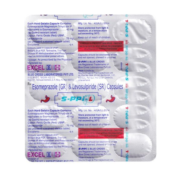 BLUE CROSS S-PPI-L CAPSULE (15 Capsules)