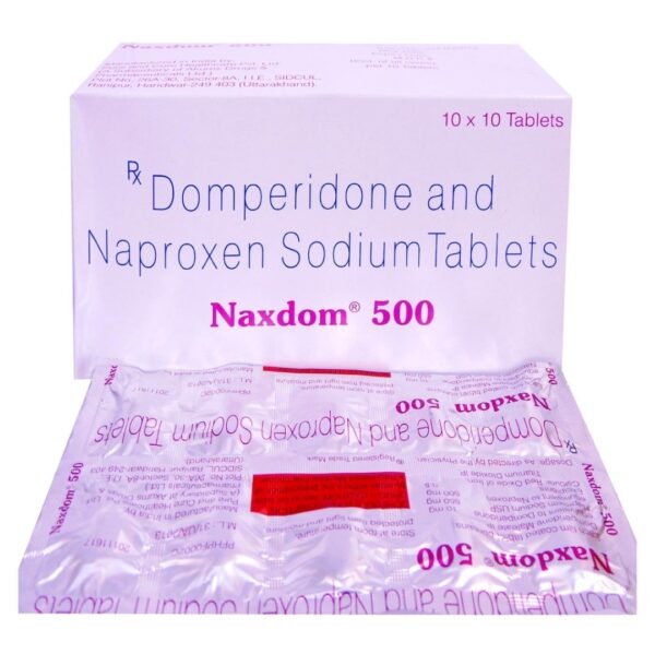 SUN PHARMACEUTICAL NAXDOM 500mg TABLET (10 Tablets)