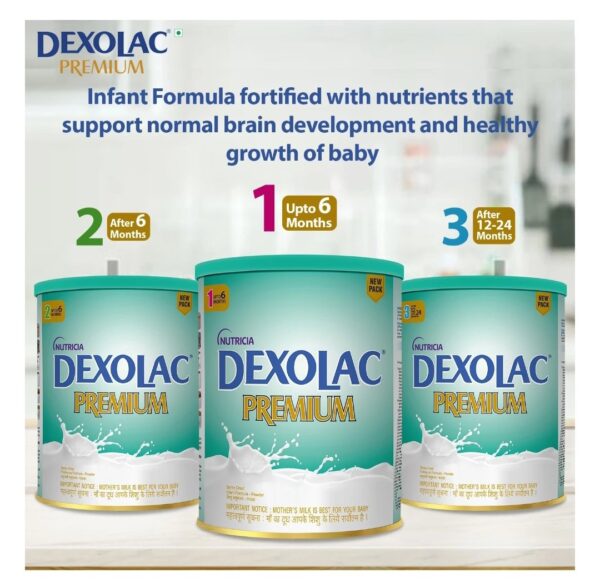 NUTRICIA DEXOLAC PREMIUM INFANT FORMULA MILK POWDER TIN (400g)