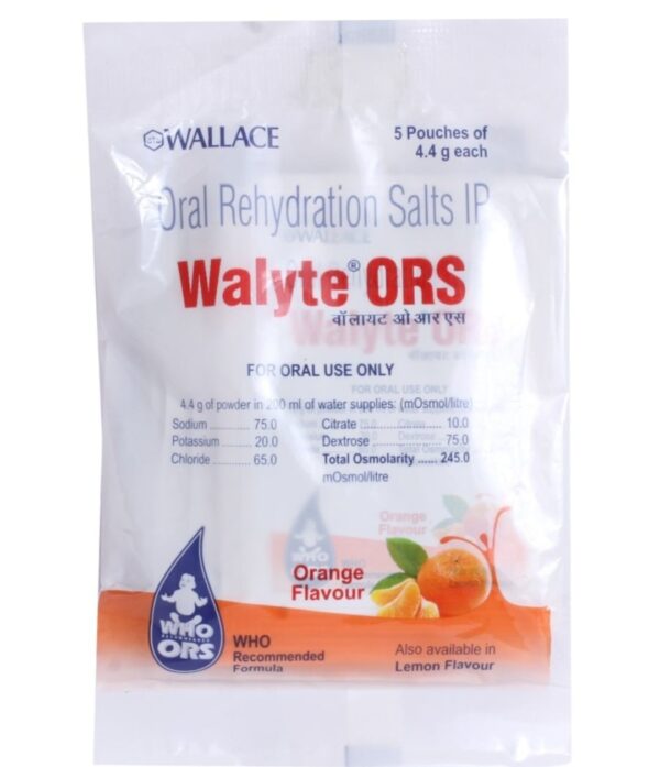 WALLACE PHARMACEUTICALS WALYTE ORS ORANGE POWDER