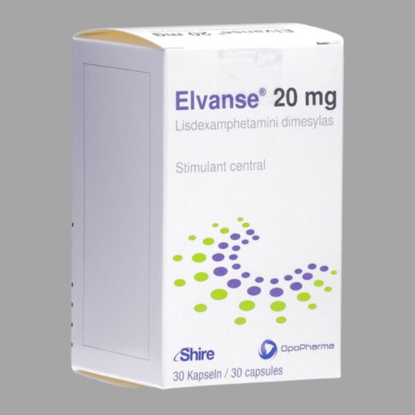Elvanse 20mg x 30Caps