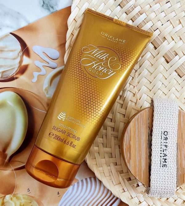 Milk and honey body scrub