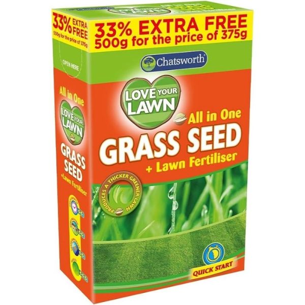 Chatsworth Love Your Lawn Grass Seed + Lawn Fertilizer