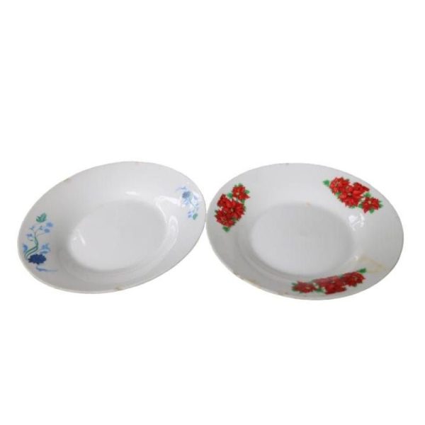 Dented Ceramic Saucer 16.5Cm Round