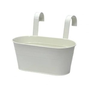 Double Hook Fence And Balcony Steel Hanging Planter