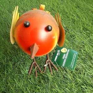 G Jem Metal Owl Garden Decoration