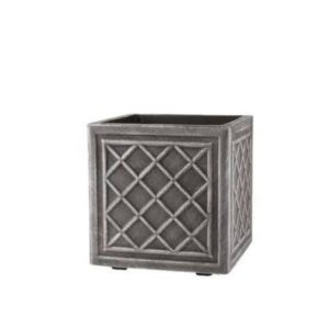 Garden Square Lead Effect Planter-31*30Cm