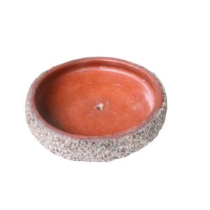 Granite Ceramic Saucer Round 21Cm