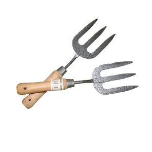 Kingfisher Wooden Handled Hand Fork