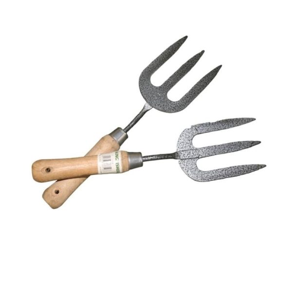 Kingfisher Wooden Handled Hand Fork