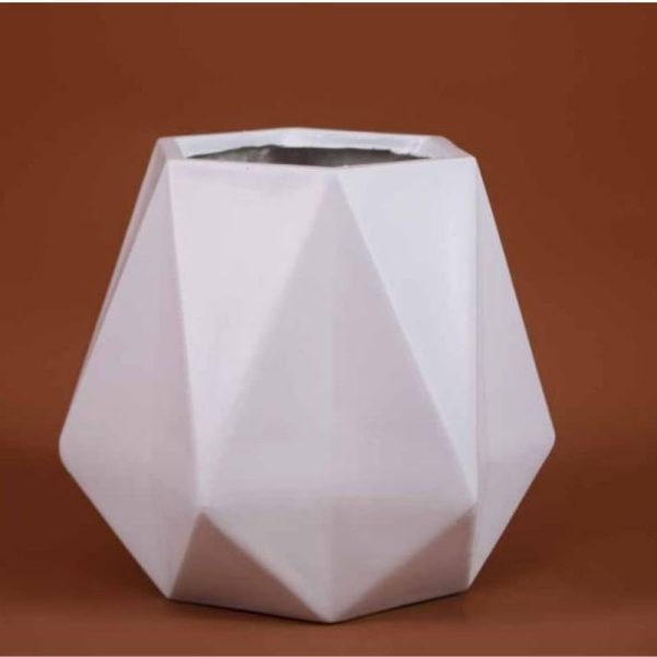 Medium Hexagon Fibre Planter