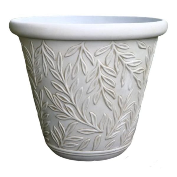 Member'S Mark                  22Inch Medium White Garden Pot