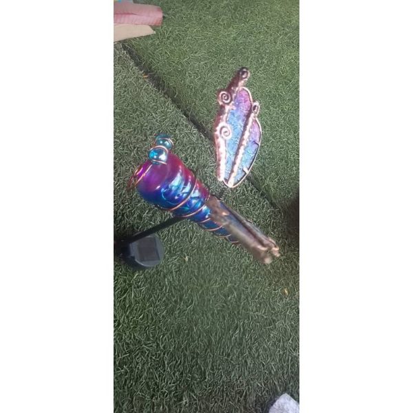 Outdoor Solar-LED Dragonfly Ornament