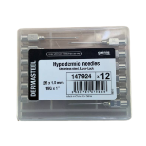 Dermasteel Hypodermic Needle 19g x 1