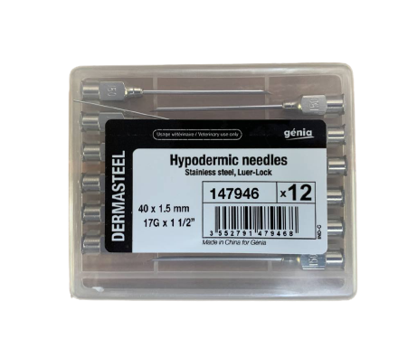 Dermasteel Hypodermic Needle 17g x 1?