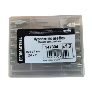 Dermasteel Hypodermic Needle 22g x 1