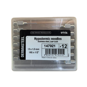 Dermasteel Hypodermic Needle 19g x 0.5