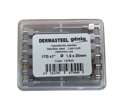 Dermasteel Hypodermic Needle 17g x 1