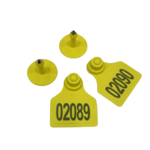 Cattle Yellow Ear Tag W/ Number ? 50?s
