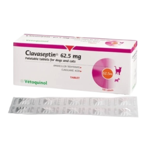 Clavaseptin 62.5mg Tablets ? 100?s